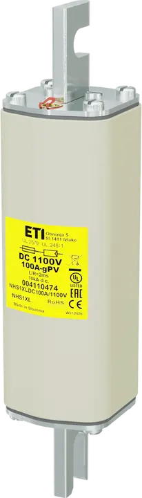 Image of NHS1XL gPV 100A/1100V DC UL