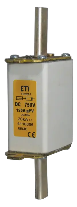 Image of NH1C gR 125A/750V DC