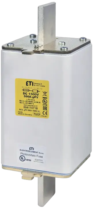 Image of NH3L gPV 400A/1500V DC UL