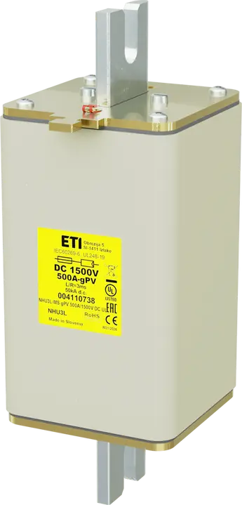 Image of NHU3L/MS gPV 500A/1500V DC UL