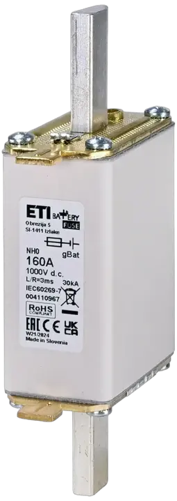 Image of NH0 gBat 125A/1000V DC