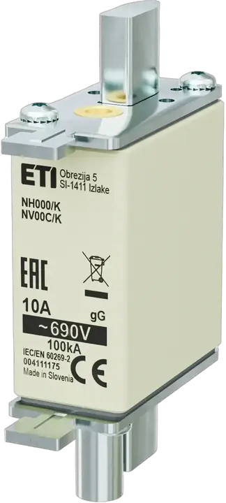 Image of NH000/K gG 10A/690V