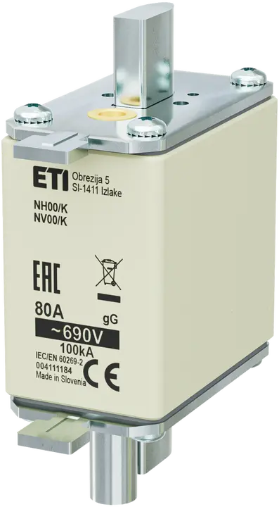 Image of NH00/K gG 80A/690V