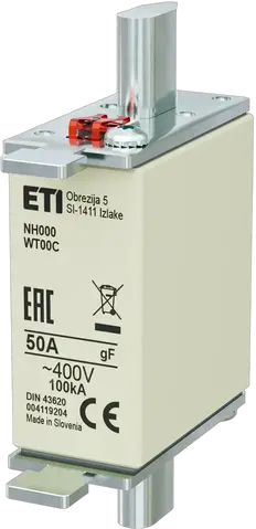 Image of NH000 gF 50A/400V