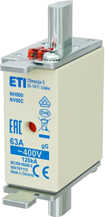 Image of NH000 gG 63A/400V