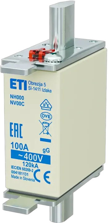 Image of NH000 gG 100A/400V korr.