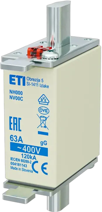 Image of NH000 gG 63A/400V korr.