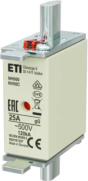 Image of NH000 gG 25A/500V