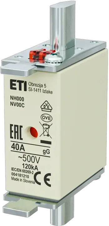 Image of NH000 gG 40A/500V