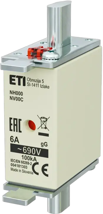 Image of NH000 gG 6A/690V