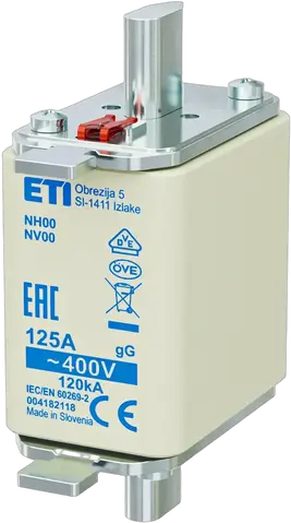 NH00 gG 125A/400V korr.