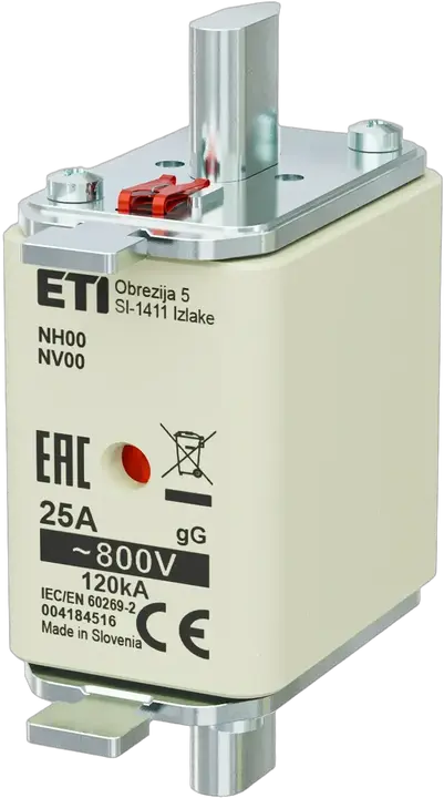 Image of NH00 gG 25A/800V