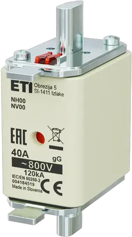NH00 gG 40A/800V