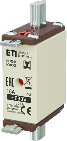 NH000/I gG 16A/690V