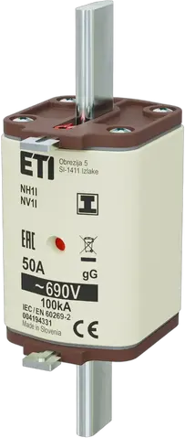 NH1/I gG 50A/690V