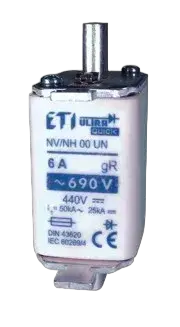 Image of NH0 UQ gR 16A/690V