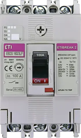 Image of EB2S 160/3LF 100A 3p
