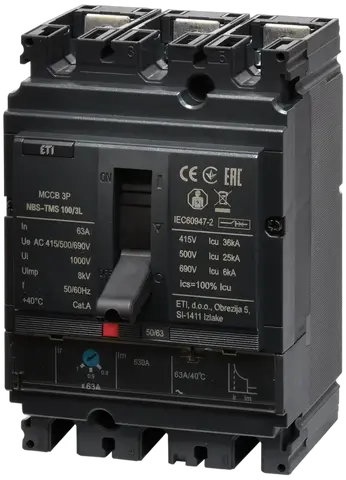 Image of NBS-TMS 100/3L  63A 3P