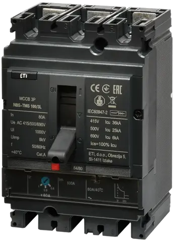 Image of NBS-TMS 100/3L  80A 3P