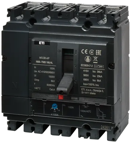 NBS-TMS 100/4L 100A 4P