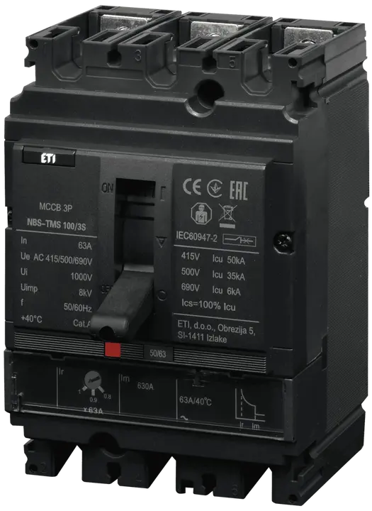 Image of NBS-TMS 100/3S  63A 3P