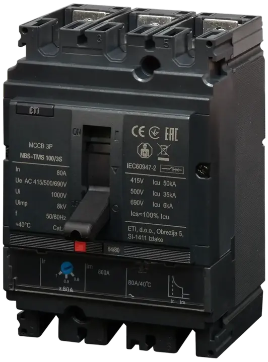 Image of NBS-TMS 100/3S  80A 3P