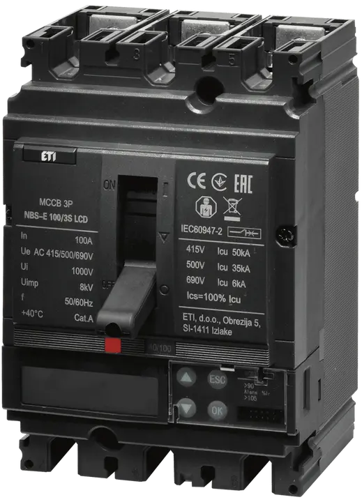 Image of NBS-E 100/3S LCD 100A 3P