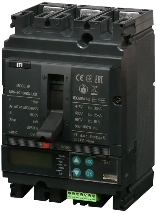 Image of NBS-EC 160/3L LCD 160A 3P