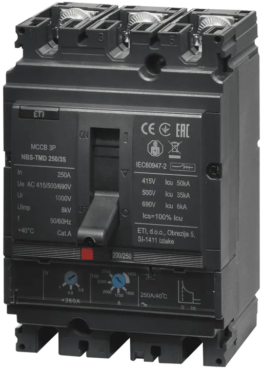 Image of NBS-TMD 250/3S 250A 3P