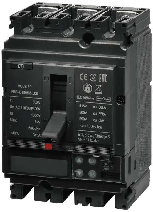 Image of NBS-E 250/3S LCD 250A 3P