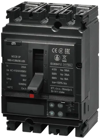 NBS-E 250/3S LCD 250A 3P