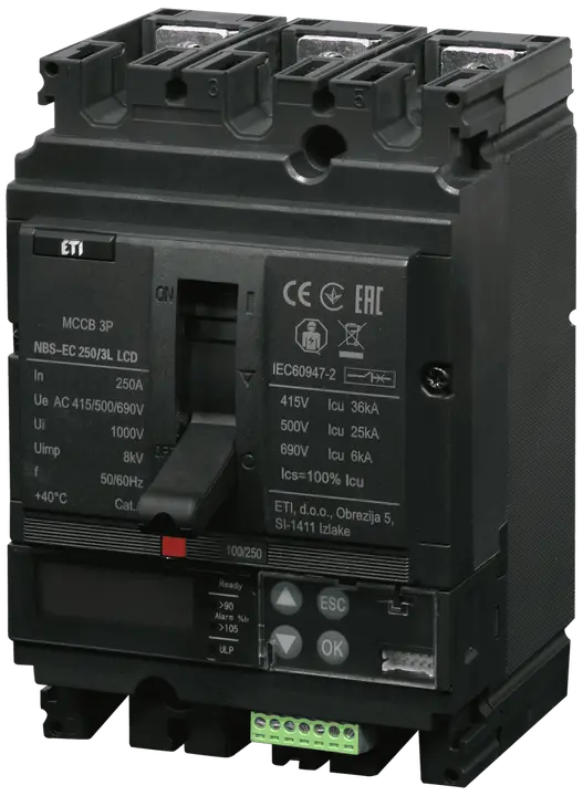 Image of NBS-EC 250/3L LCD 250A 3P
