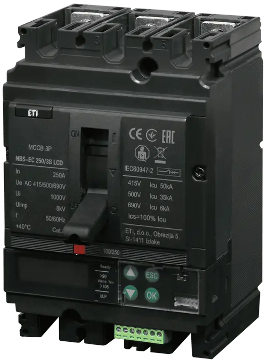 Image of NBS-EC 250/3S LCD 250A 3P