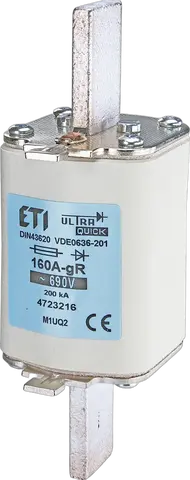 NH1 UQ2 gR 250A/690V