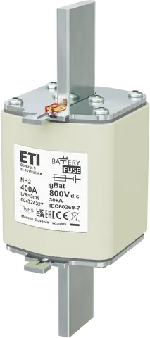 NH2 gBat 400A/800V DC