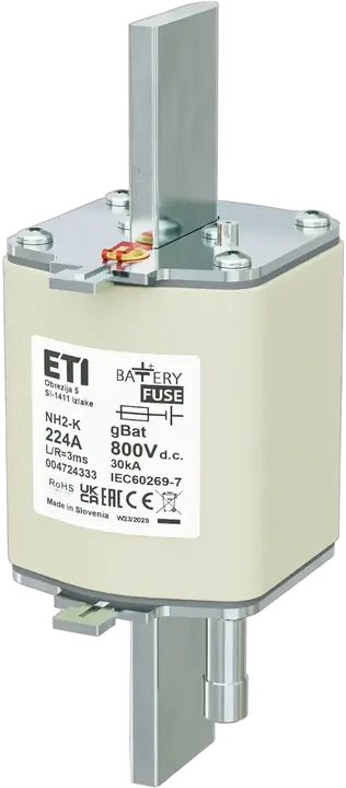 Image of NH2/K gBat 224A/800V DC